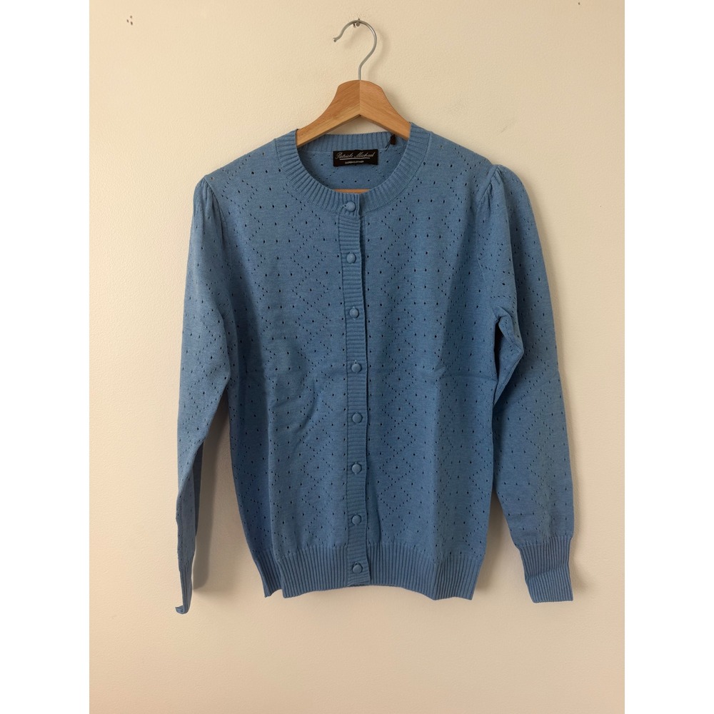 Patrick Michael Blue Button-Down Cardigan – Women's Large – NWT